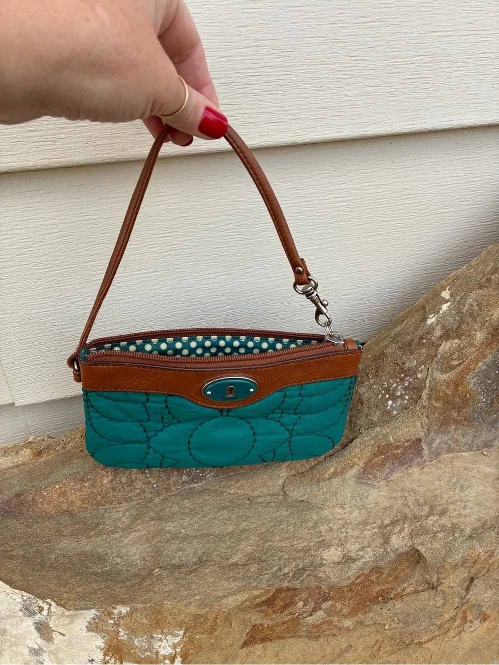 Fossil teal turquoise