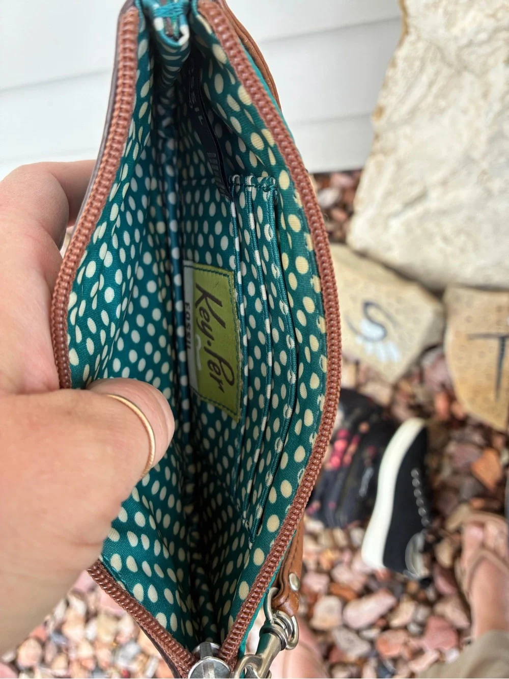 Fossil teal turquoise