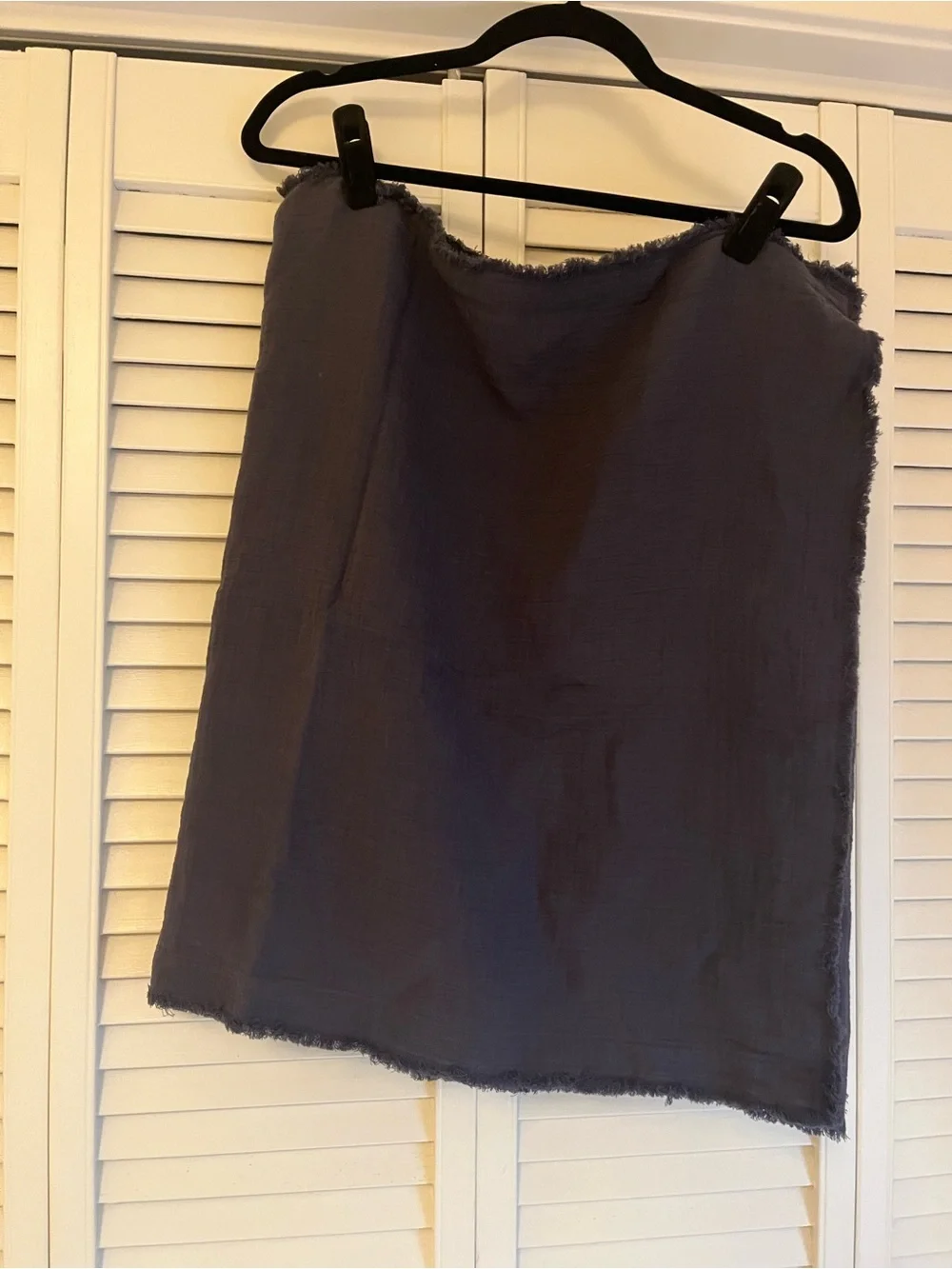 Summersalt Frayed Hem Pareo in Navy