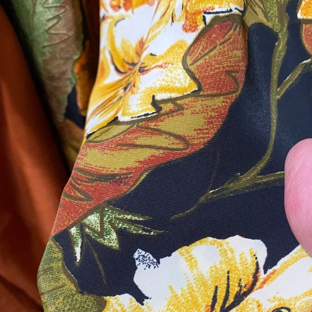 Sue Brett stylish orange
