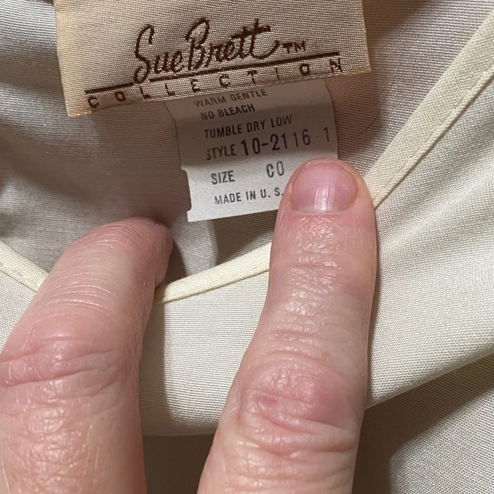 Sue Brett stylish orange