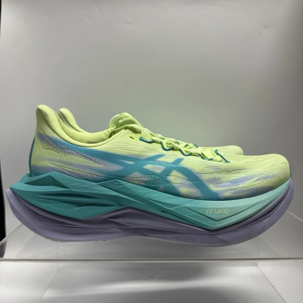 Asics Superblast 3 Yellow Energy Aqua 1013A177 Running Shoes Men's Size 9.5