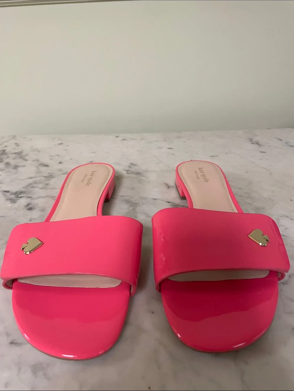 Kate Spade Farrow Patent Leather Sandals - Size 10.5
