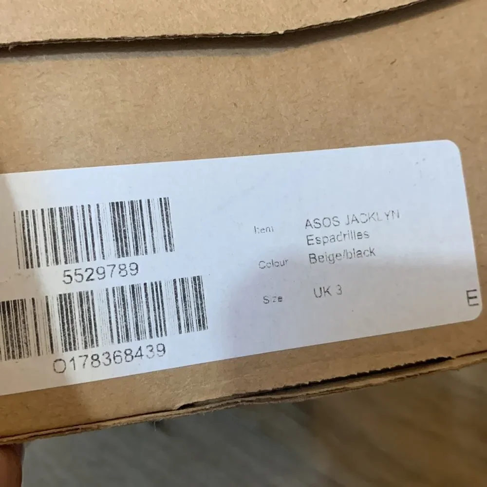 ASOS nib labeled