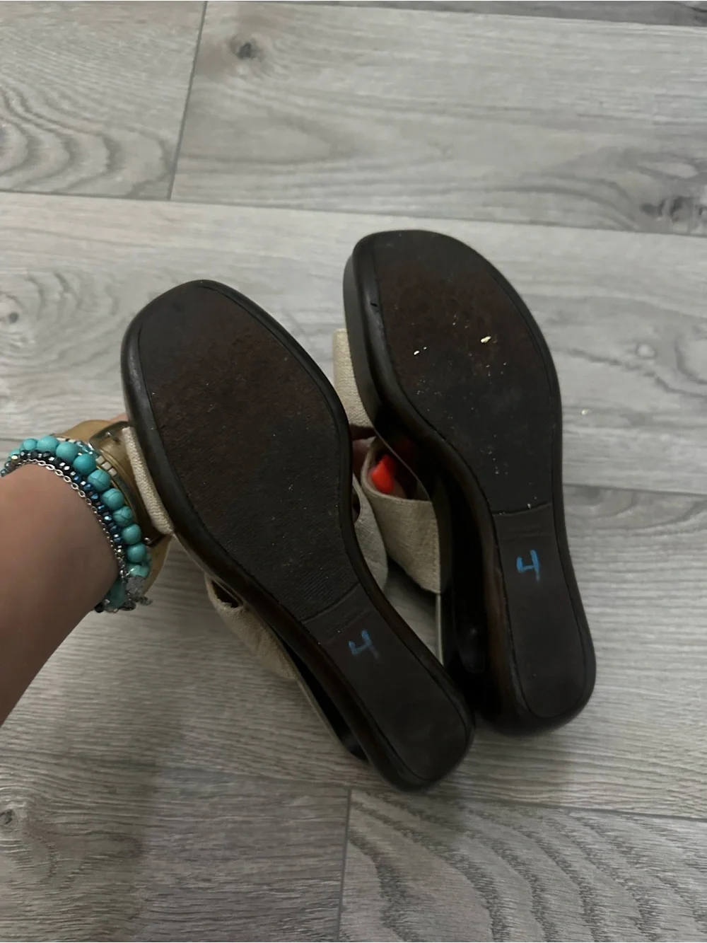 Vintage Wedge Sandals