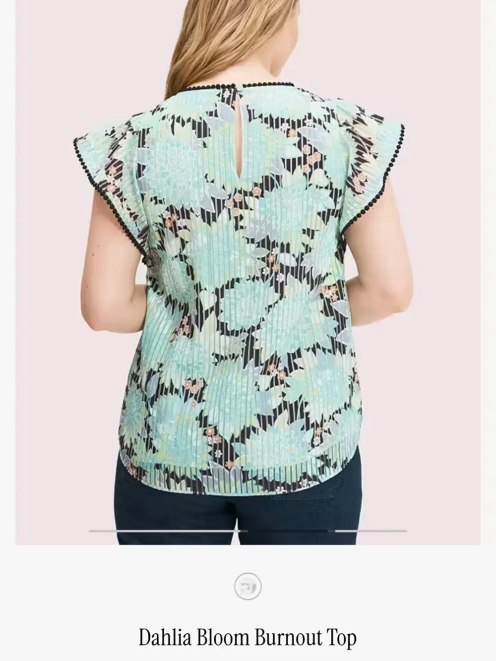kate spade pleated neck