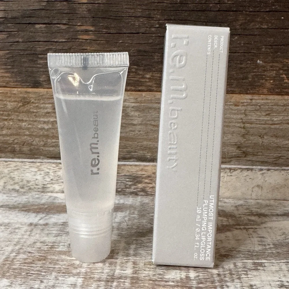REM Beauty Plumping Clear Lip Gloss Utmost Importance 10ml | Ariana‎ Grande $20