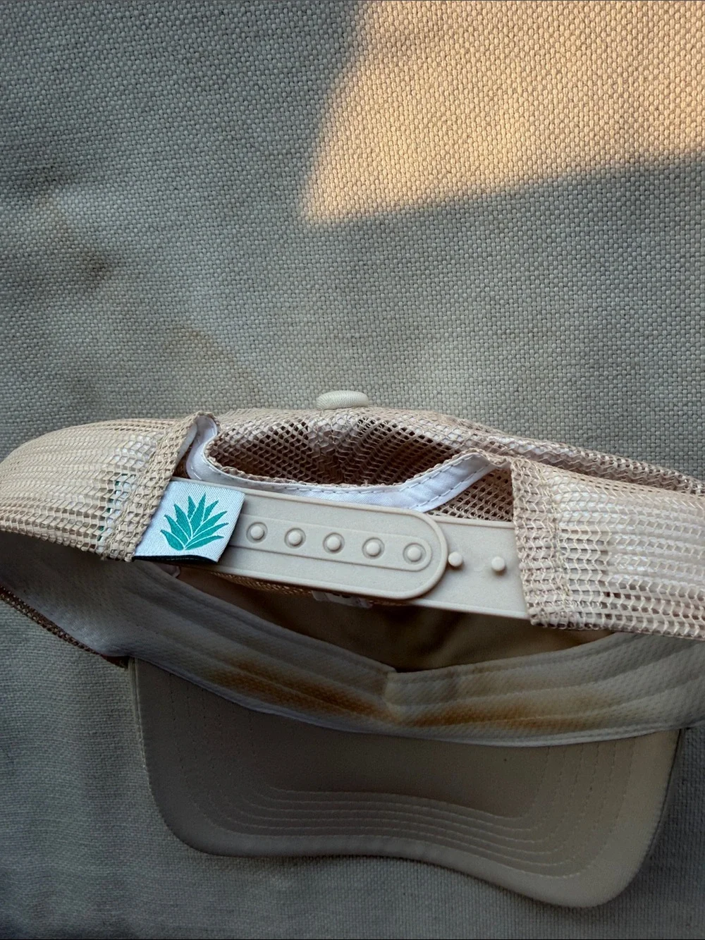Free People Cowboy Hat Trucker Cap - Cream