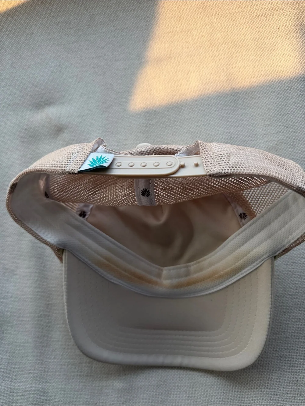 Free People Cowboy Hat Trucker Cap - Cream