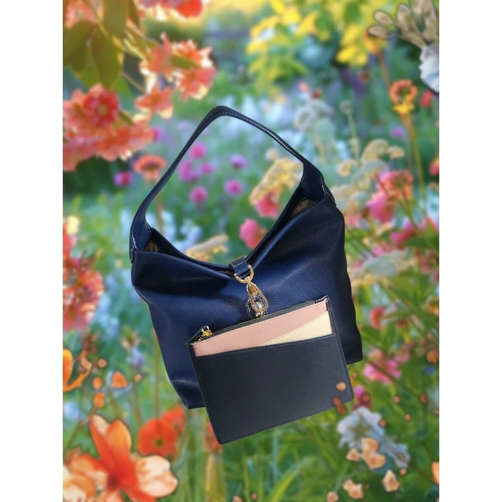 Unbranded blue handbag
