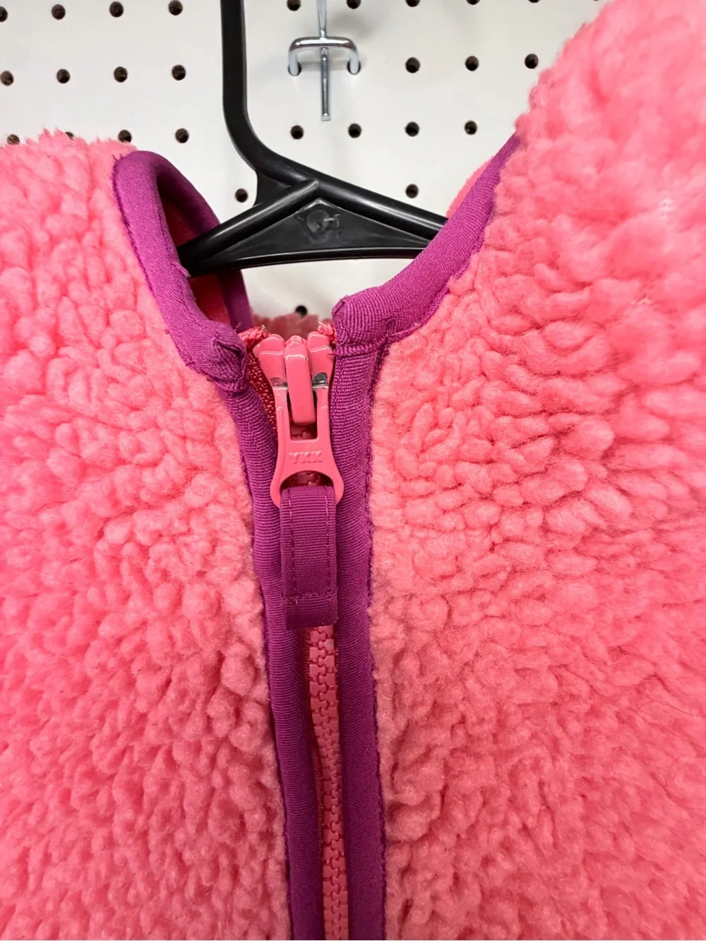 Hanna Andersson Thick Sherpa Fleece Hooded Jacket Pink Size 130 / US 8