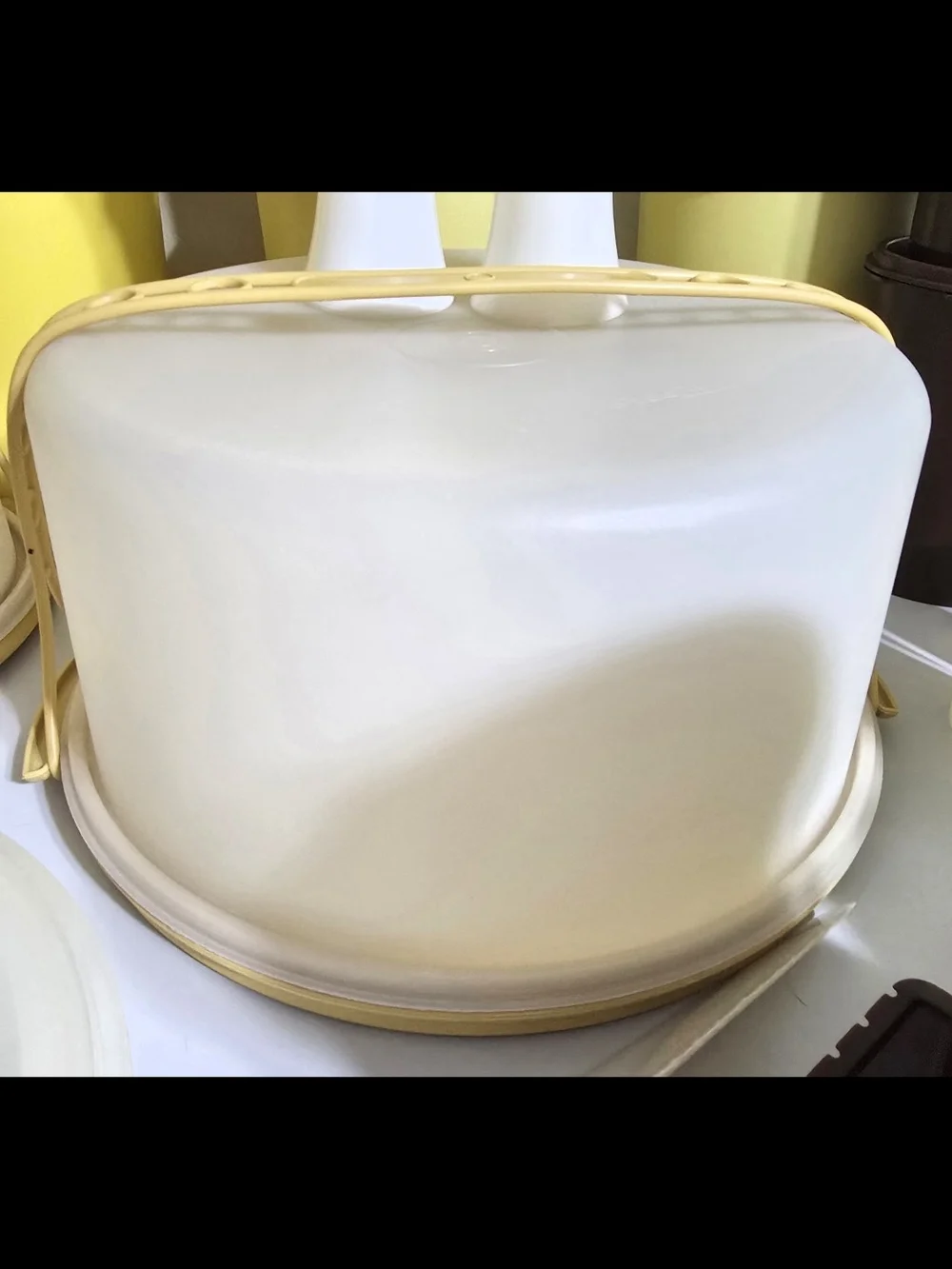 Vintage Tupperware Cake or Pie Carrier With Handle