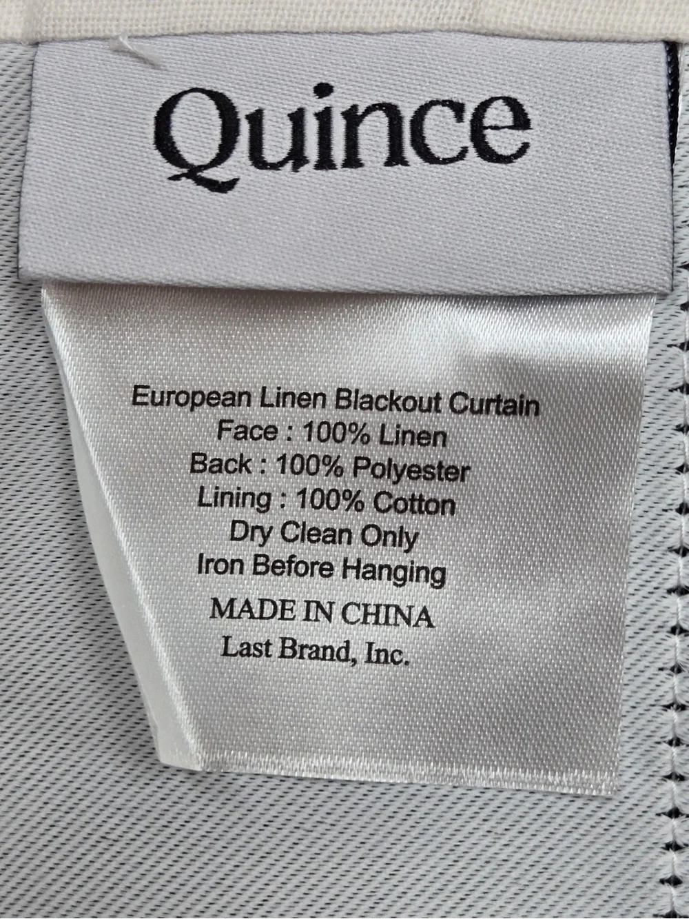 Quince includes 48x96