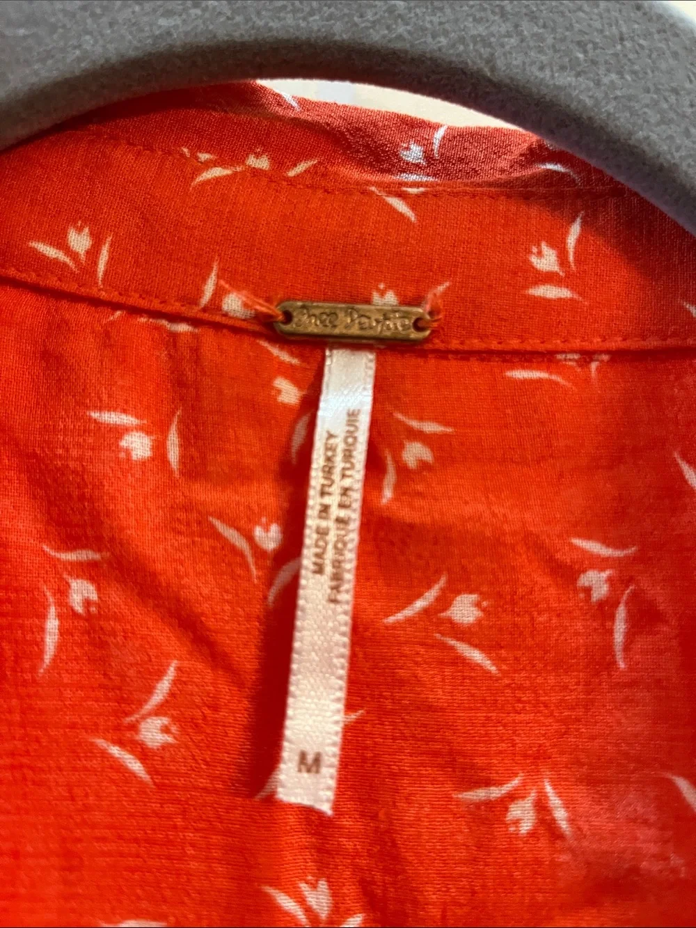 Free People vibrant red