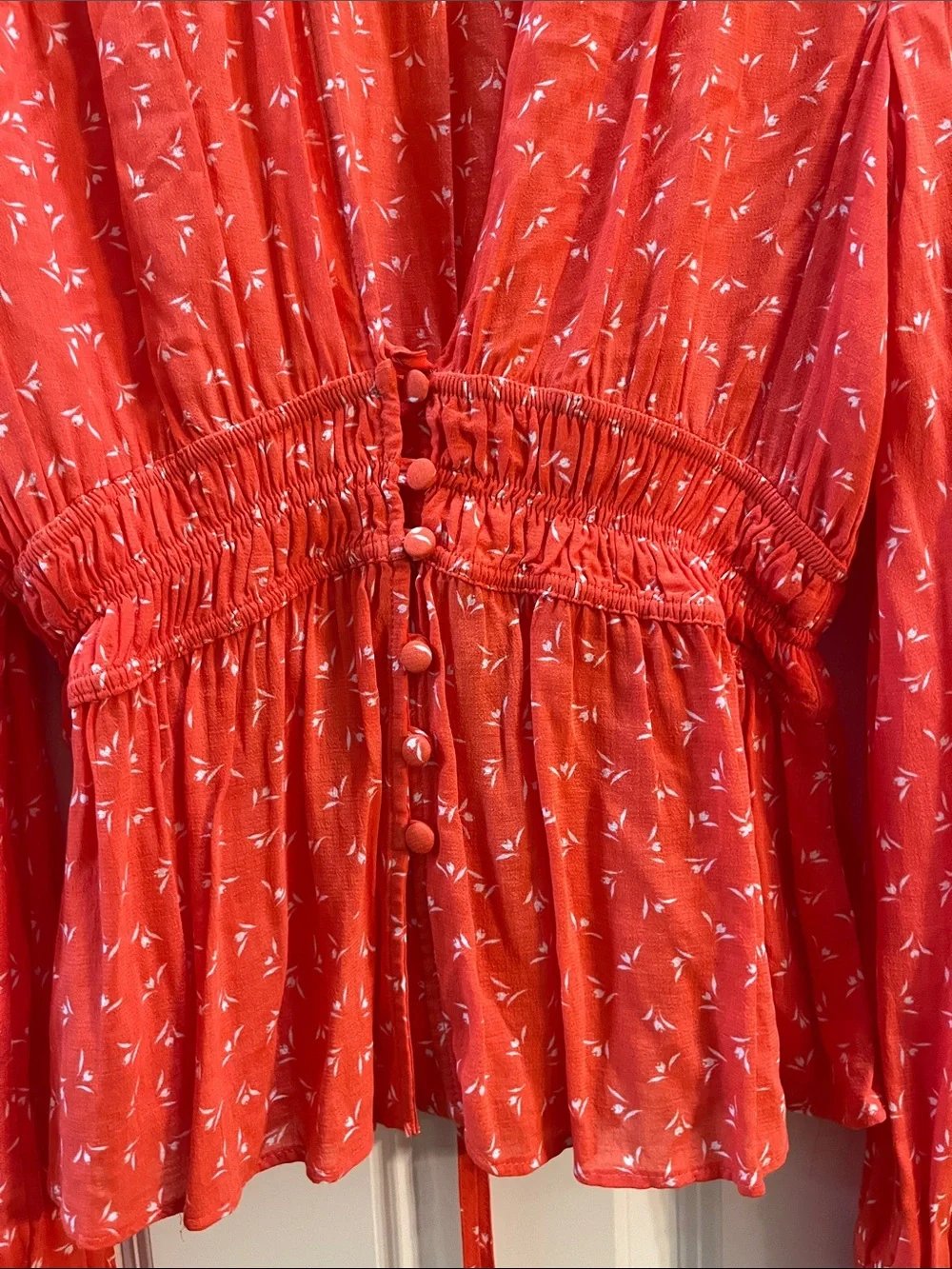 Free People vibrant red
