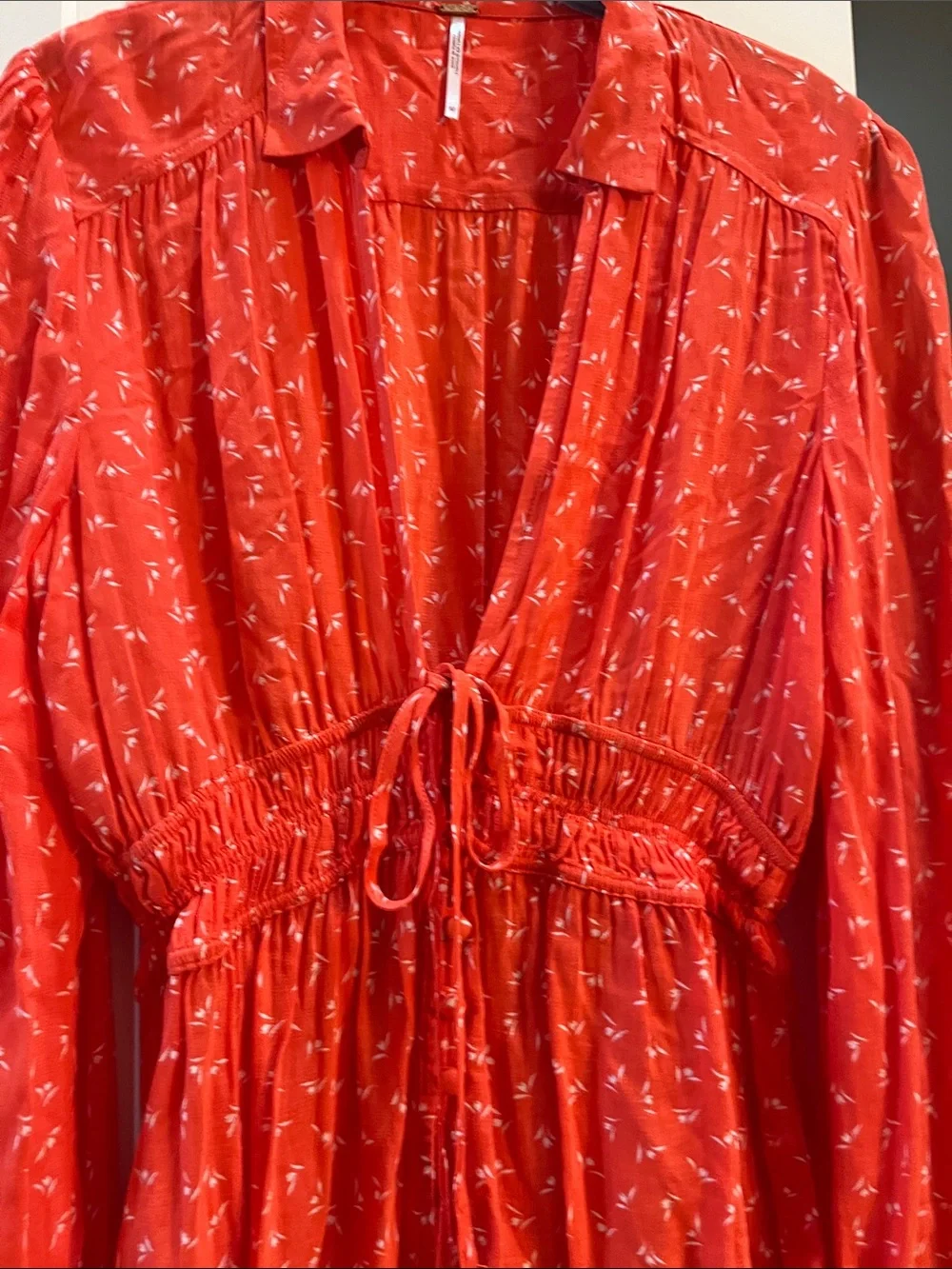 Free People vibrant red