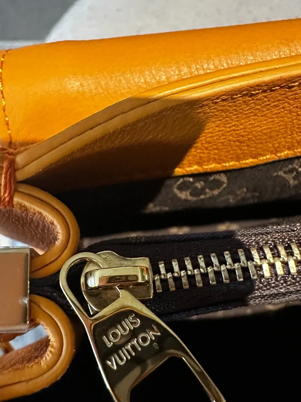 Louis Vuitton wear gold