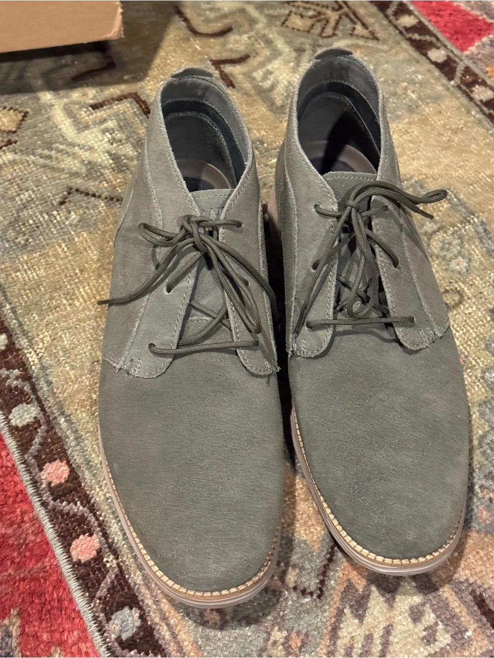 Cole Haan Men's Suede Chukka Boots in Olive