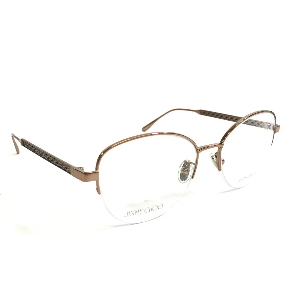 Jimmy Choo Eyeglasses Frames JC235/F EWD Brown Black Asian Fit 54-17-140