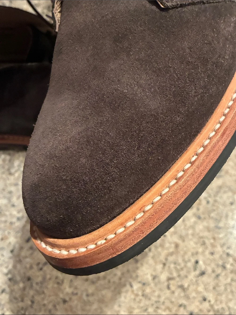 Men’s 8.5 Taylor Stitch Dark Brown Suede Chukka Boots (The Chukka)