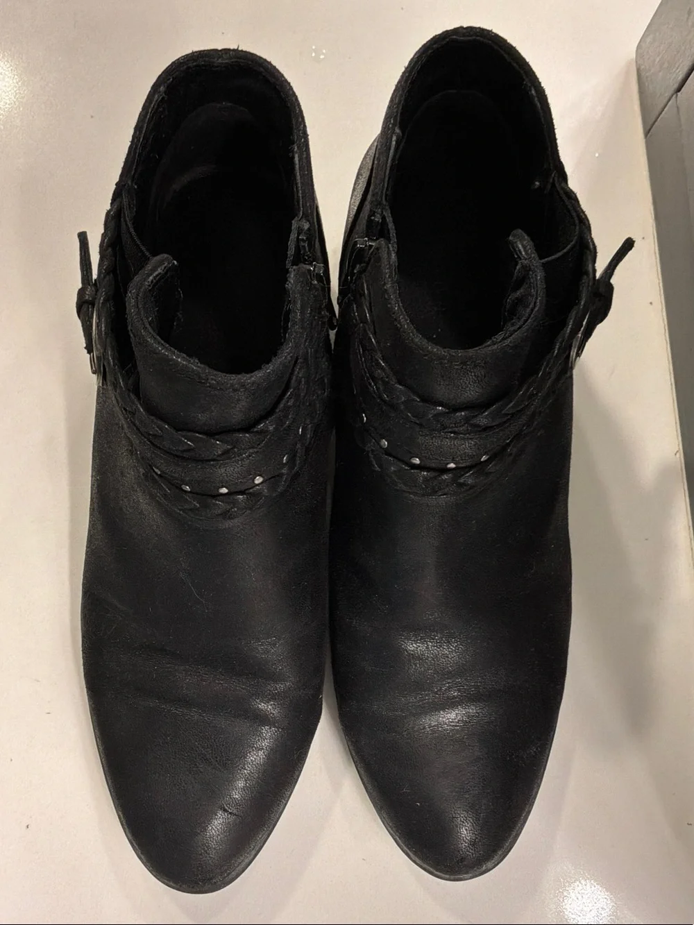 BareTraps Black Braided Booties