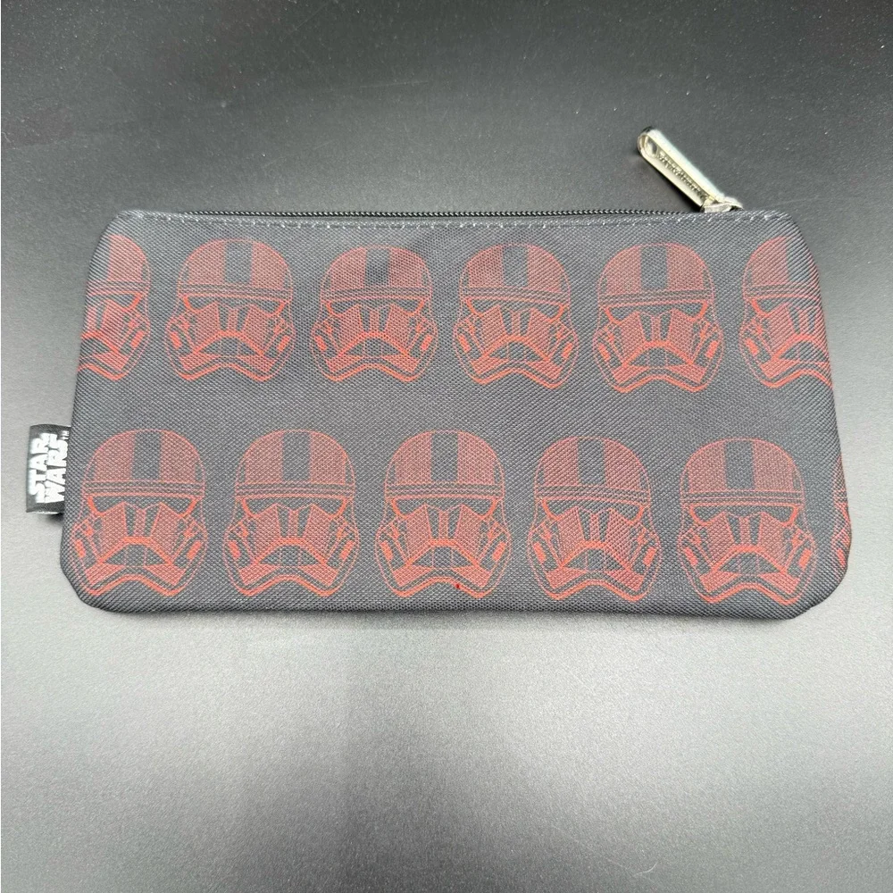 LOUNGEFLY Star Wars Sith Stormtrooper Zip Pouch Cosmetic Bag