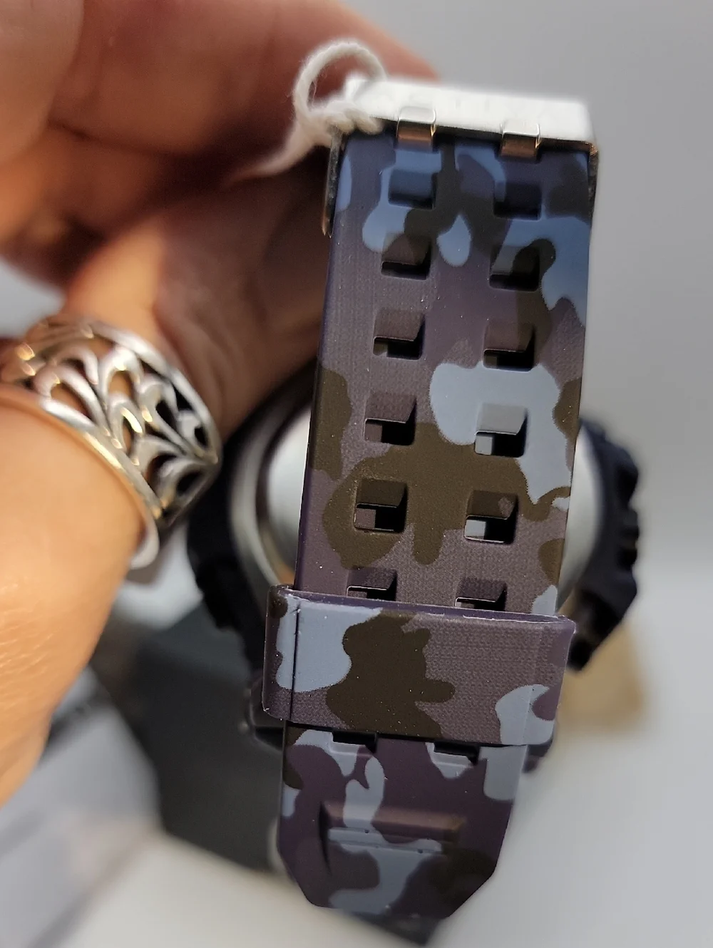 Activa X Invicta BlackOps Digital Men's Watch 56mm. Camouflage Blue ACW1637-003