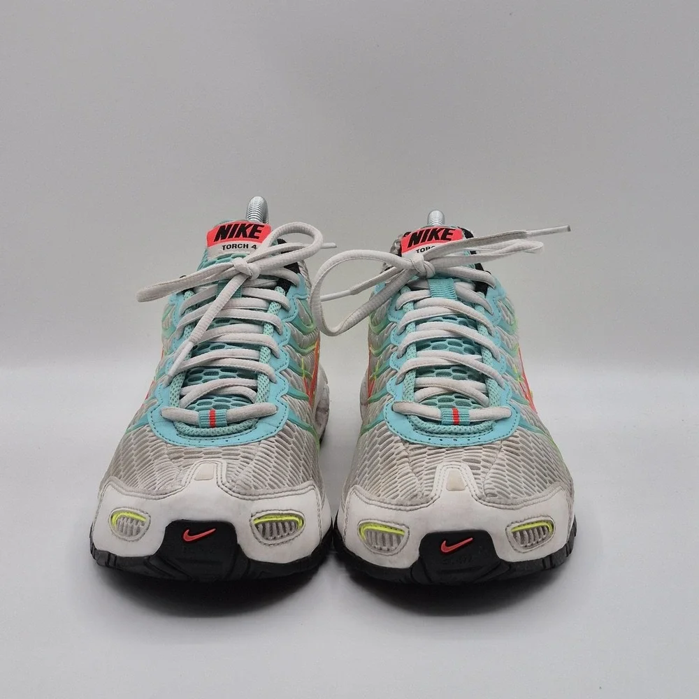 Nike Air Max Torch 4 Shoes Womens Size 10 White Teal Running Sneakers CW5607-100