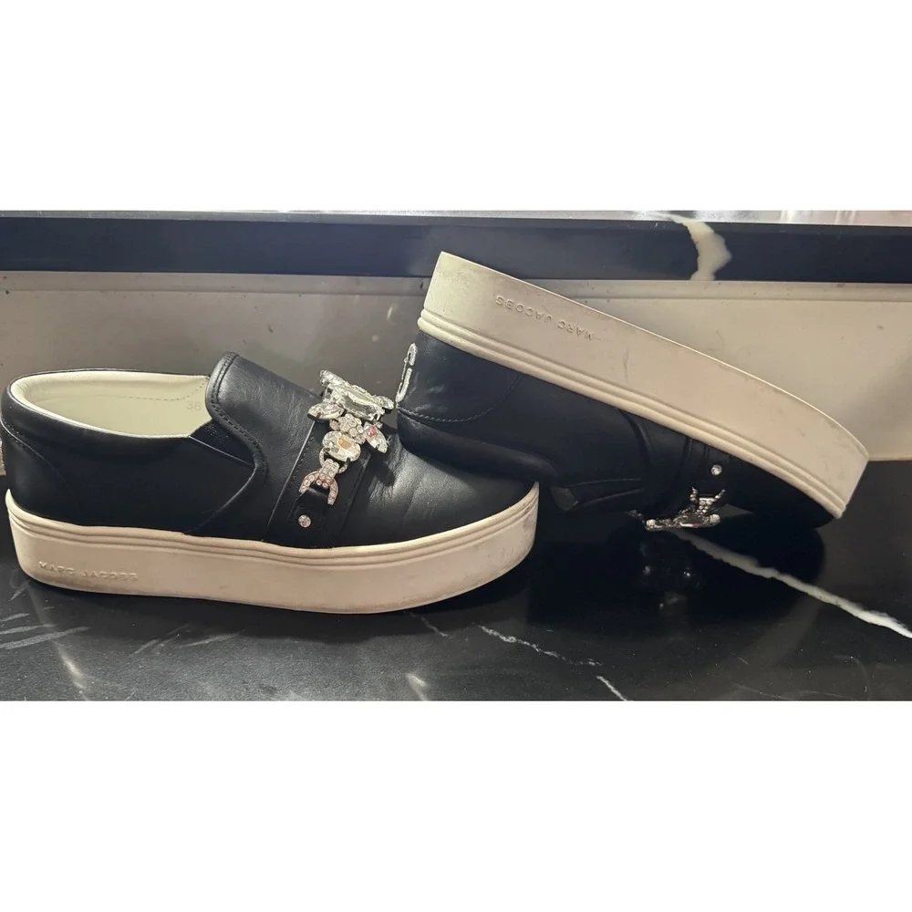 Marc Jacobs buffed leather