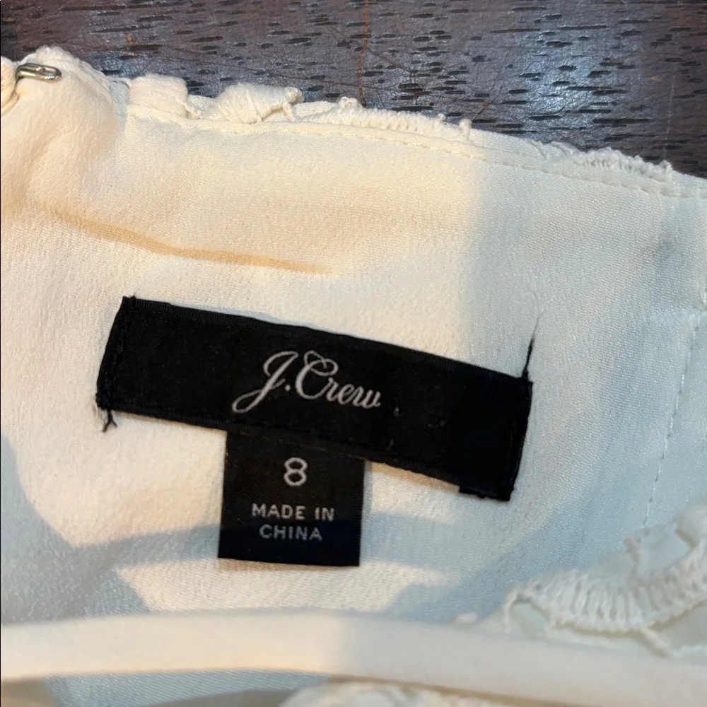J. Crew‎ White Guipure Lace Dress