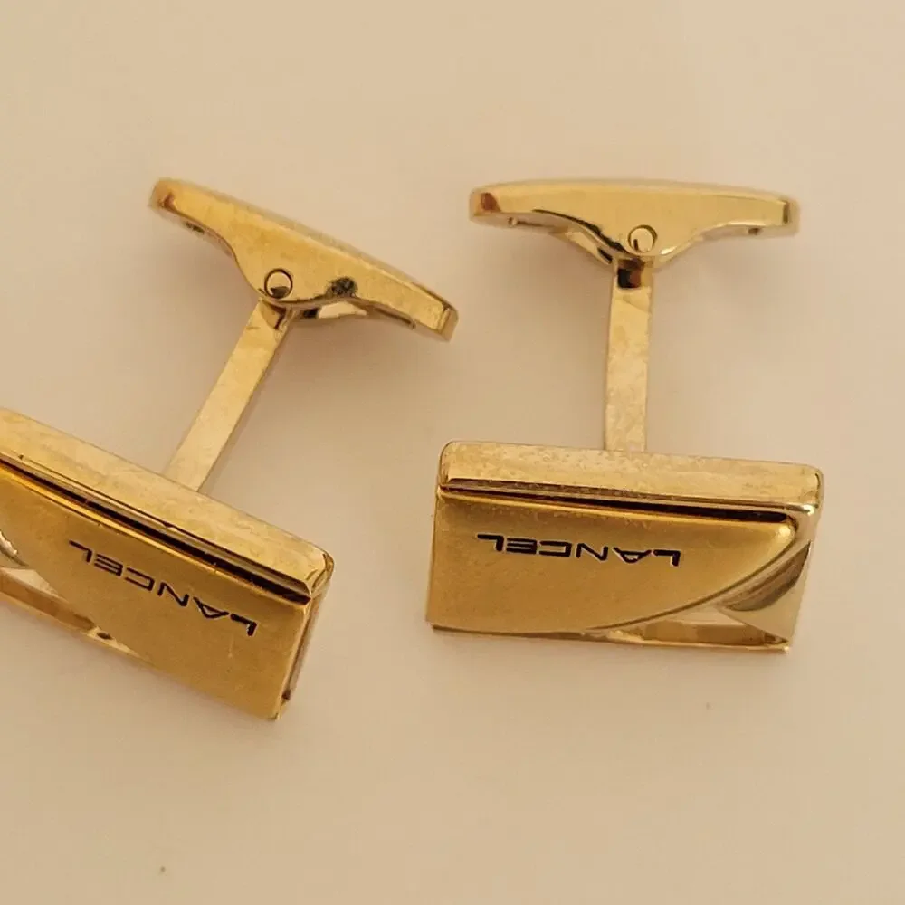 Lancel cufflinks lot