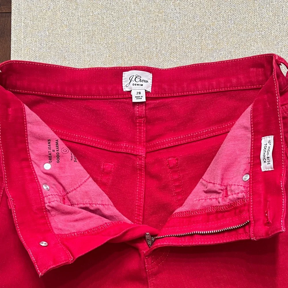 J. Crew bold red