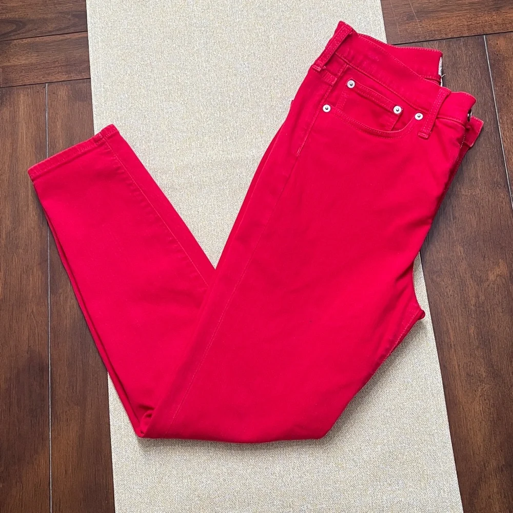 J. Crew bold red