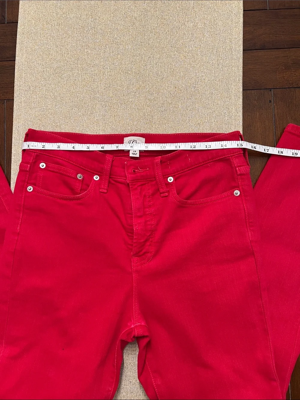 J. Crew bold red
