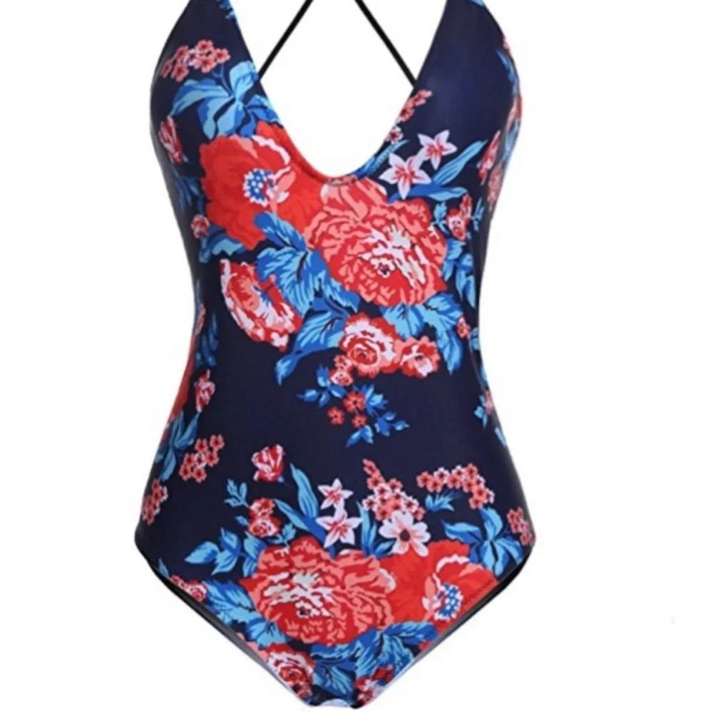 Ekouaer blue floral