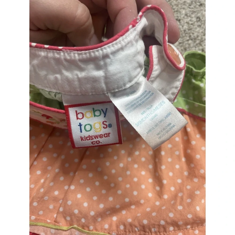 Baby Togs Polka Dot‎ Tiered Dress Size 3-6 Months