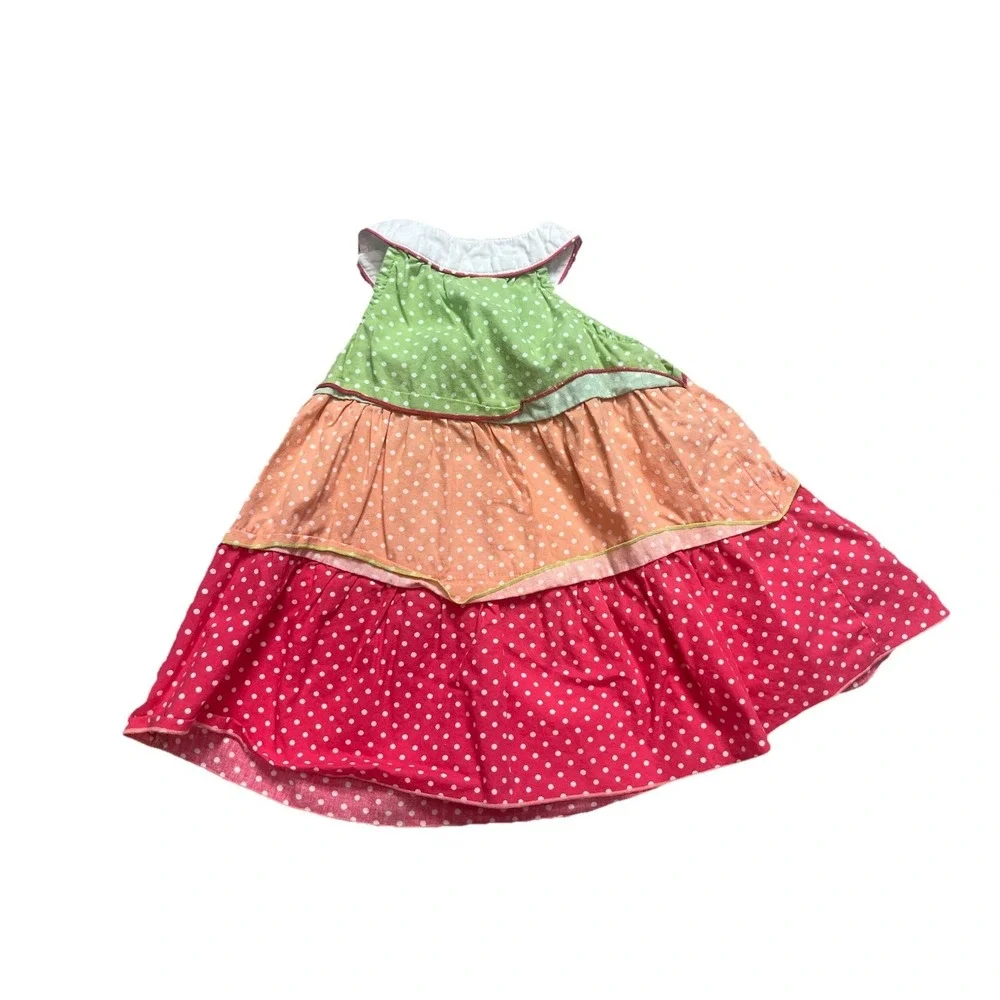 Baby Togs Polka Dot‎ Tiered Dress Size 3-6 Months