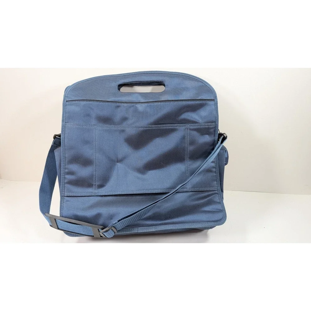 Crop In Syle Large Blue Zippered Scrapbook Paper Pocket Craft Case 16