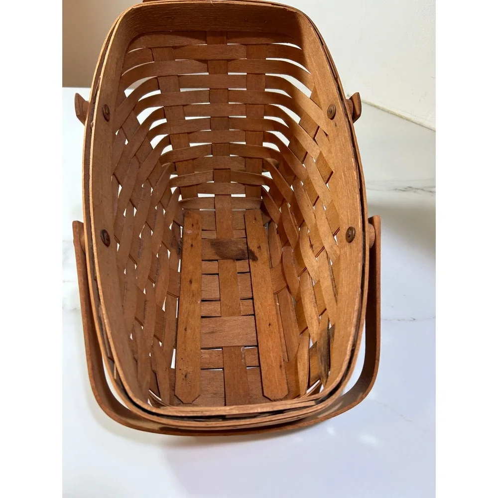 Longaberger handwoven basket