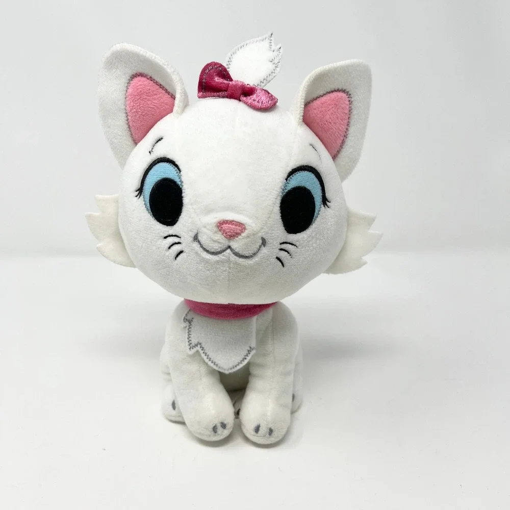Disney Store The Aristocats Marie‎ Cat Plush White Stuffed Animal 11 in