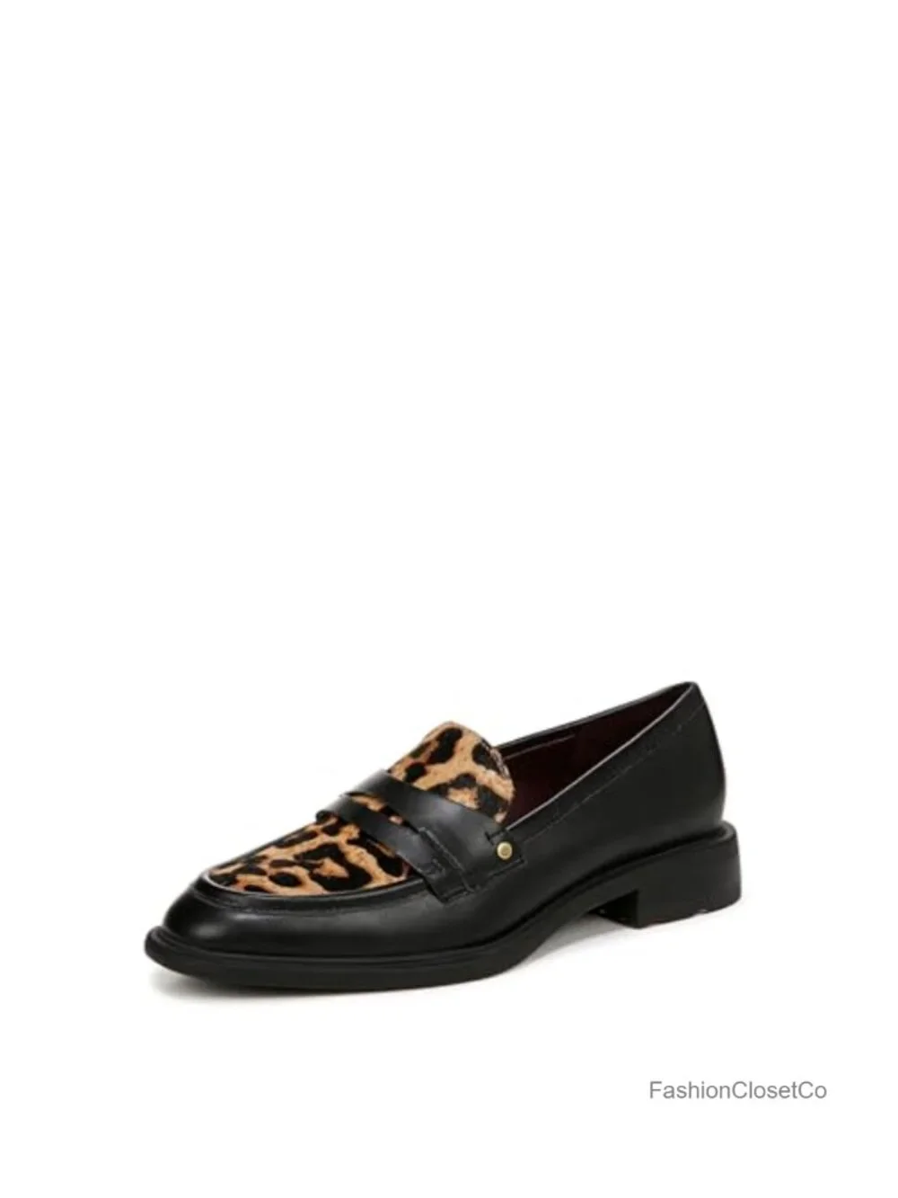 Franco Sarto Edith Women's Casual Loafer Penny Strap Slip On Block Heel