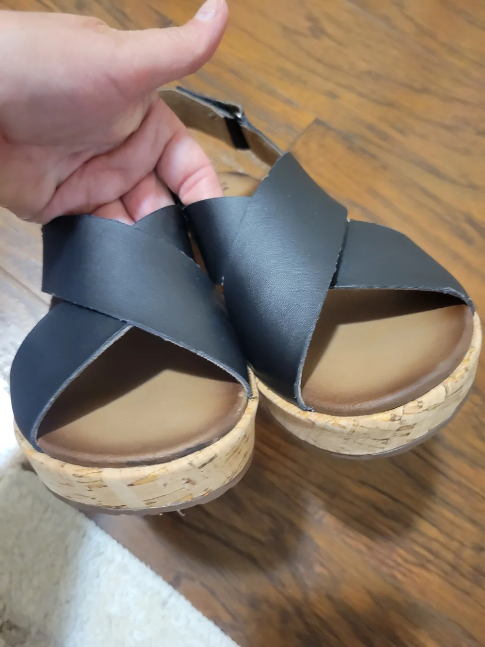 Clarks wedge sandals