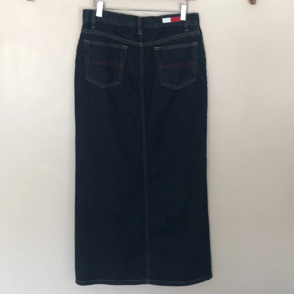 ✨Vintage✨ Tommy Jeans‎ Long Jean Skirt. 9
