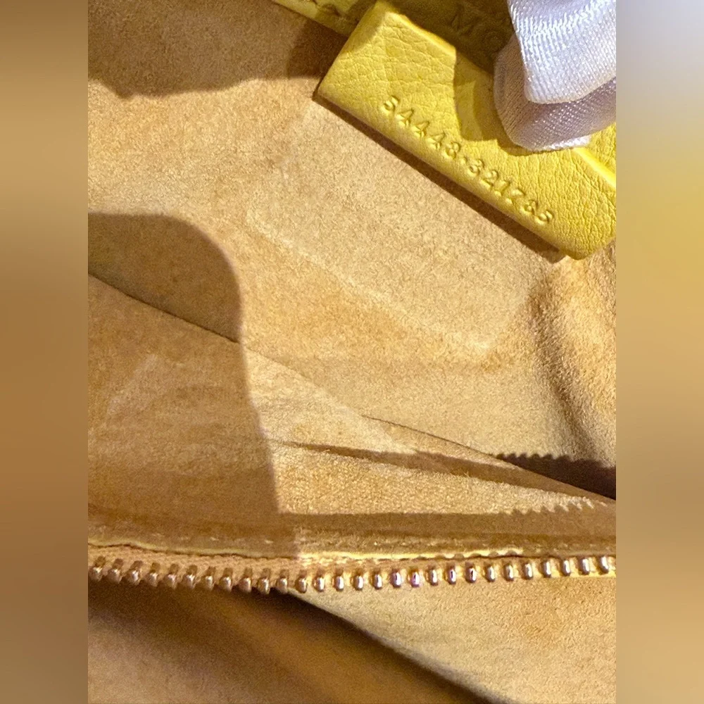 Alexander McQueen Bright Yellow Leather Tote