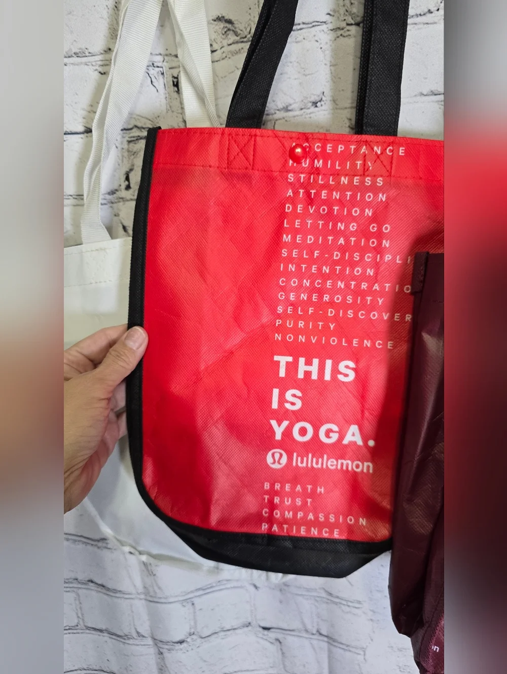 lululemon athletica‎ Reusable Tote Bags