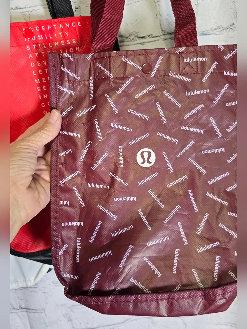 lululemon athletica‎ Reusable Tote Bags