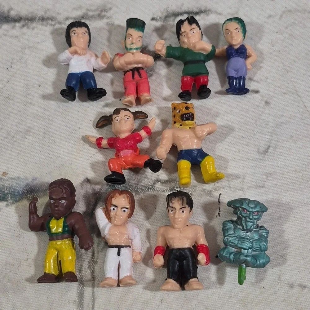 Rare Namco Tekken 3 Forest Law Xiaoyu King Yoshimitsu Phoenix Heihachi Figures‎