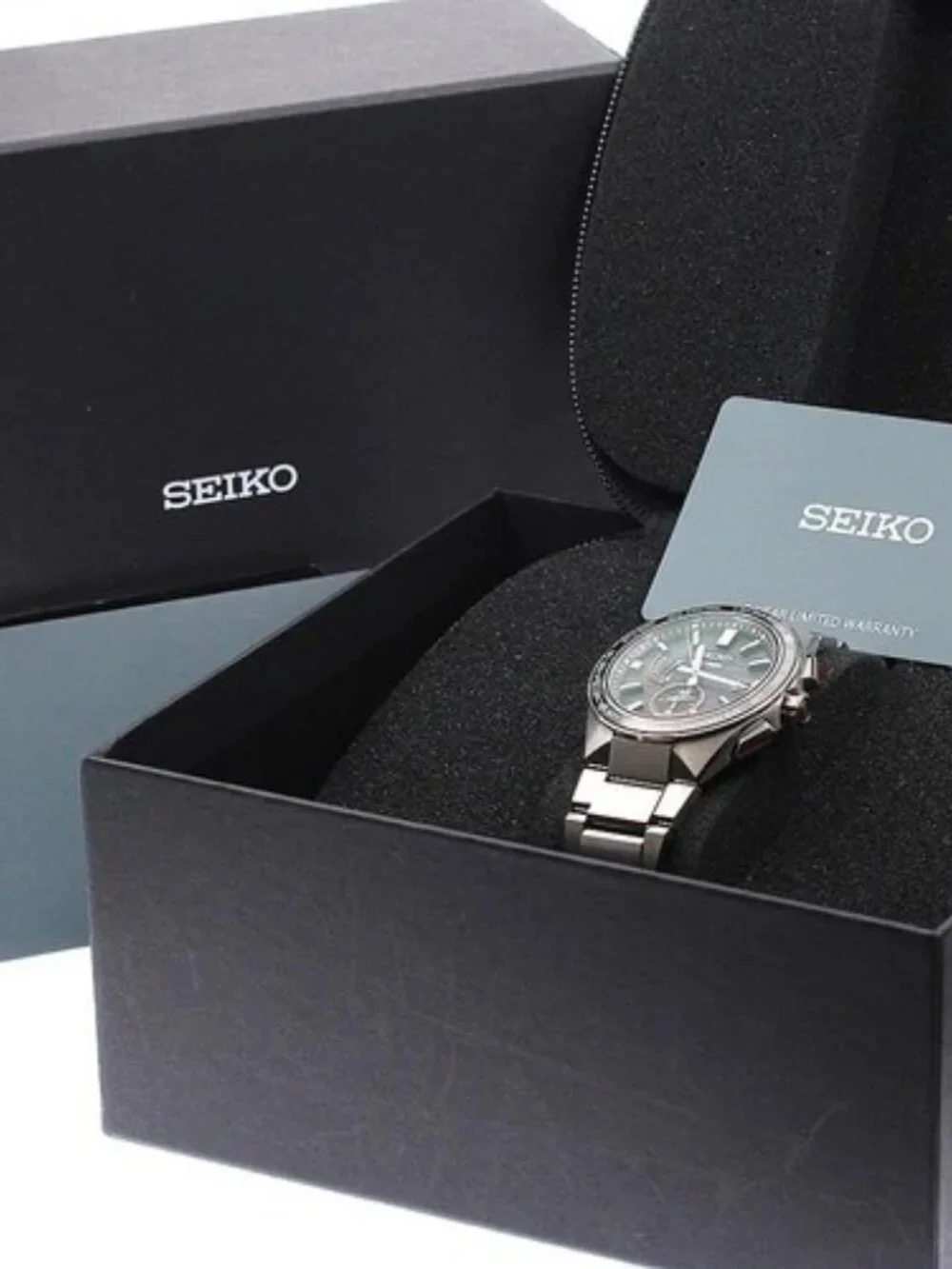 SEIKO Astron SBXY075/8B63-0BK0 JAL 70th Limited Solar Powered Radio Men's_961292