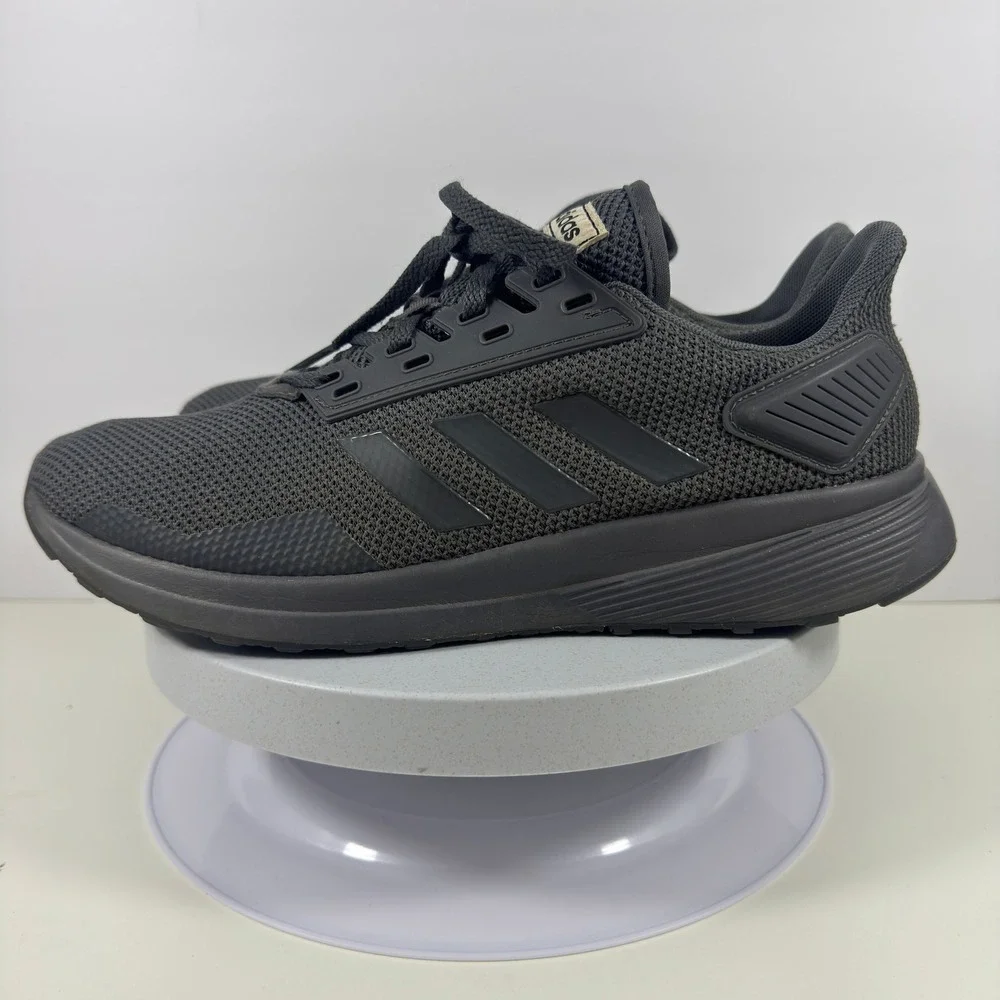 Adidas Duramo 9 Men's‎ Running Sneakers Black Mesh Cloudfoam Size 9.5