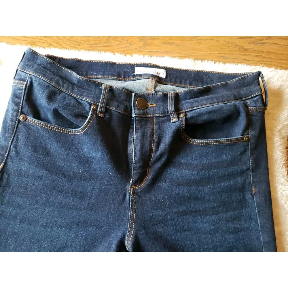 Ann Taylor Loft Jeans Womens 28/6 Tag Modern Skinny‎ Stretch  Mid Rise 27 Length